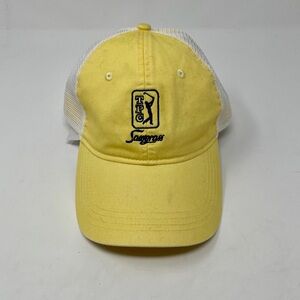 AHEAD Men’s Extreme Fit TPC Sawgrass Mesh Back Adjustable Hat Yellow